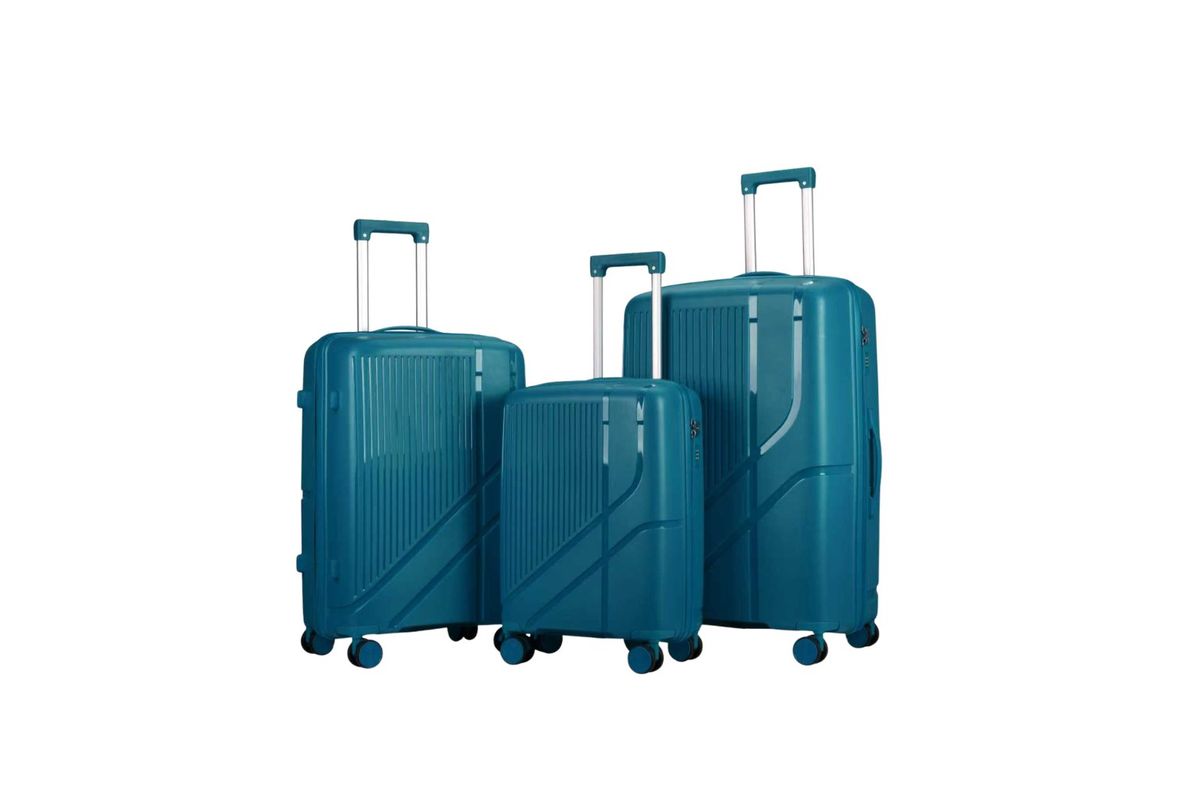 Spinnerz Trolley — Peacock Blue — Hard Luggage